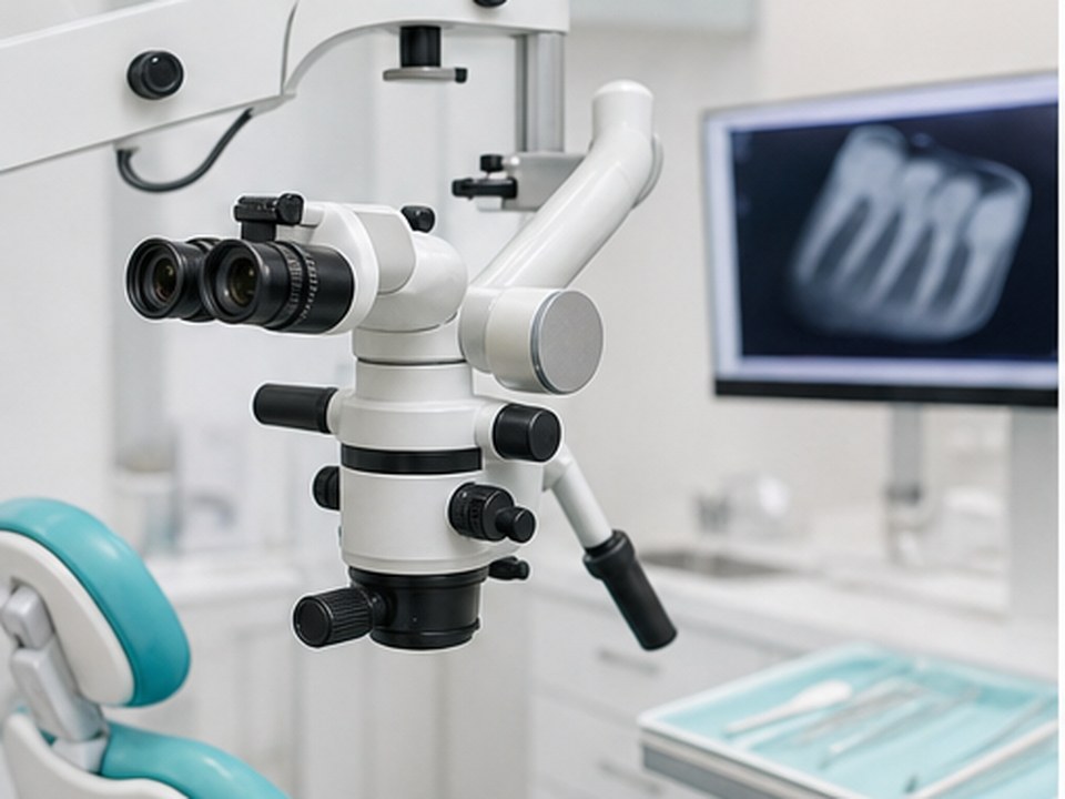 Kanal tedavisini temsil eden dental uygulama